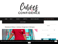 Tablet Screenshot of curvesandconfidence.com